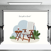 Urlaub Gemütlich Salon Stuhl Ruhestand Party Hintergrund